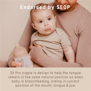 Suavinex 2Pk Zero Zero Silicone Baby Pacifier with SX Pro Physiological Pacifier Nipple, Light Image 3