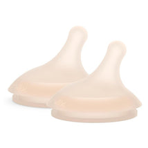 Suavinex 2Pk Zero.Zero™ Dense Flow Asymmetrical Nipple, Light, 6M+ Image 1