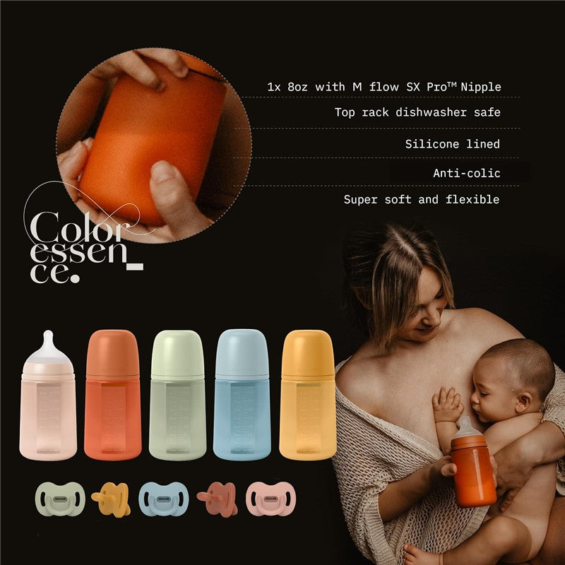 Suavinex Color Essence SX Pro™ Silicone Bottle 8 oz - Jungle Green Image 8