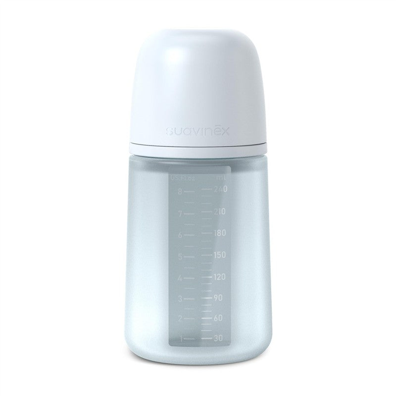 Suavinex Color Essence SX Pro™ Silicone Bottle 8 oz - Light Blue Image 7
