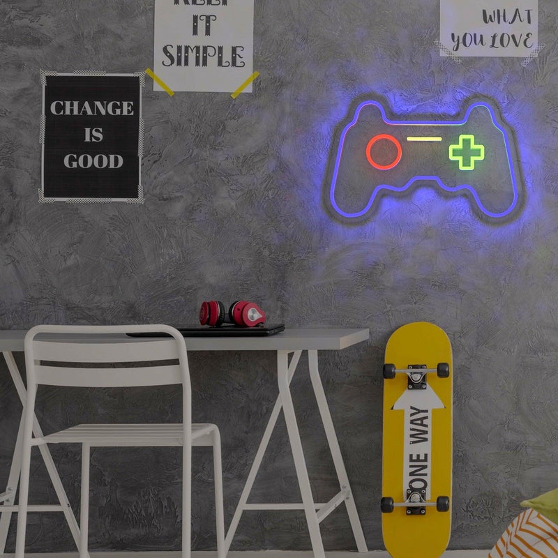 Sugar + Maple Neon Sign | Game Controller - MacroBaby