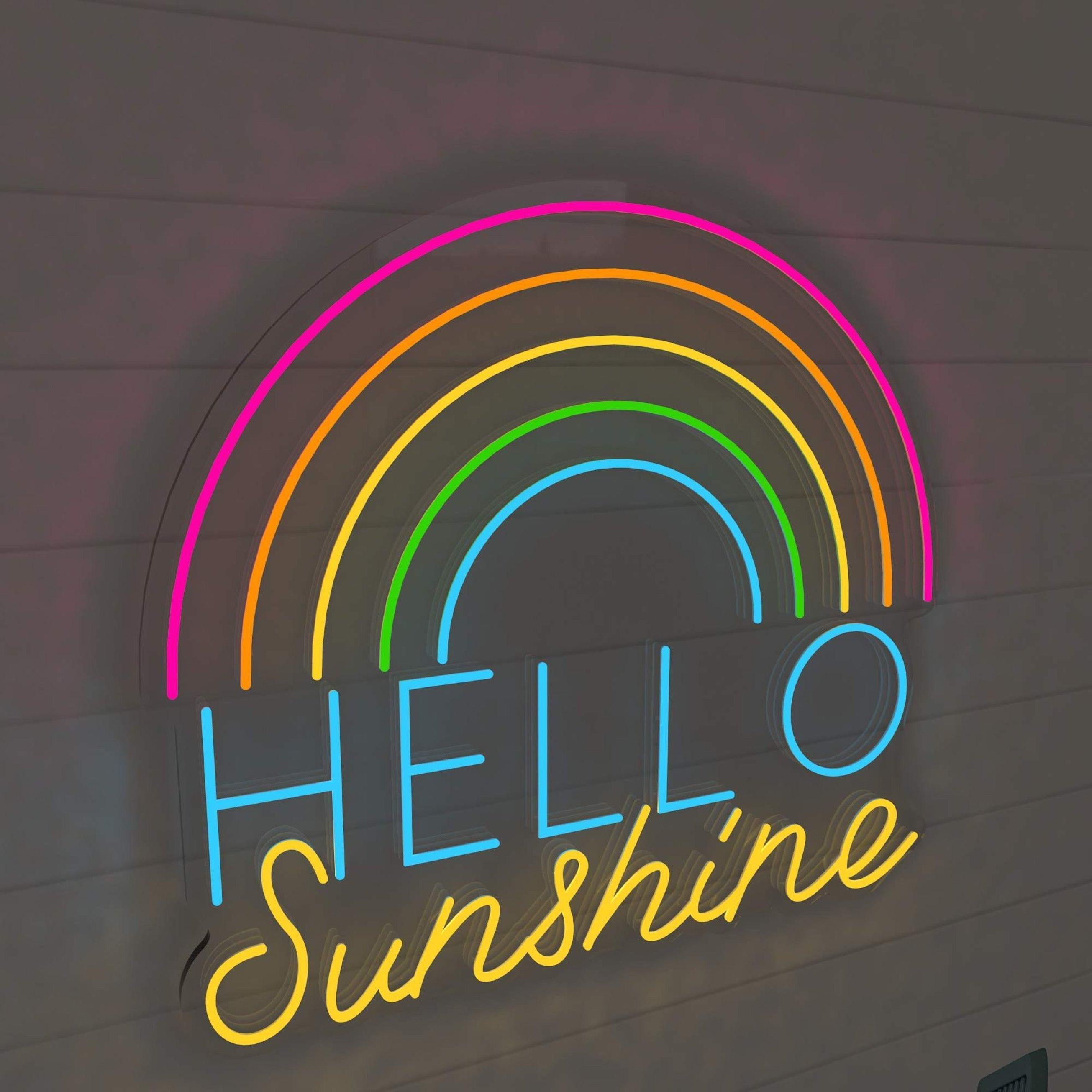 Sugar + Maple Neon Sign | Hello Sunshine - MacroBaby
