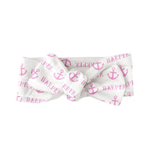 Sugar + Maple Personalized Bow | Anchor Pink - MacroBaby
