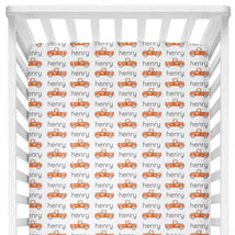 Sugar + Maple Personalized Crib Sheet | Truck Orange - MacroBaby