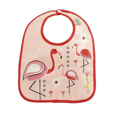 Sugarbooger Mini Bib Gift Set, Flamingo, 2-Pack Image 1