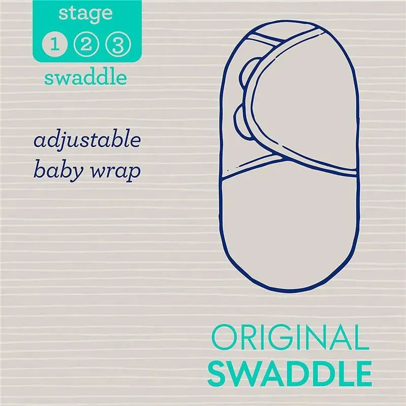 Summer Infant - 3Pk Swaddleme Original Swaddle, 0/3M Image 7