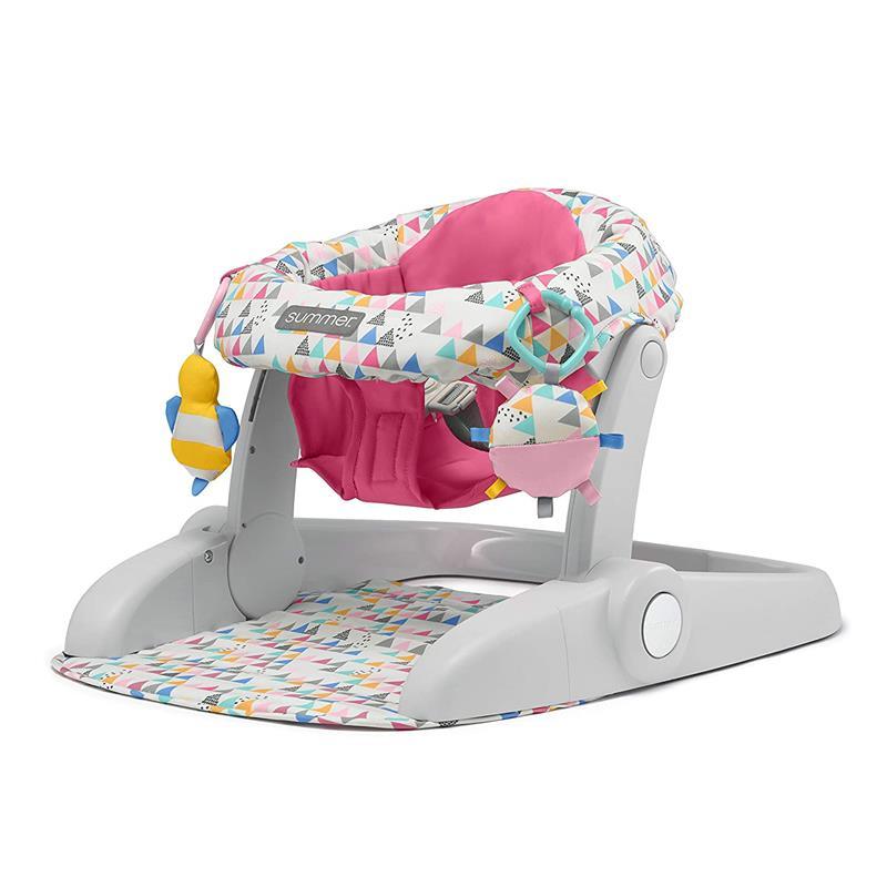 Summer Infant Learn to Sit - 2 Position Floor Seat Funfetti Pink Image 1