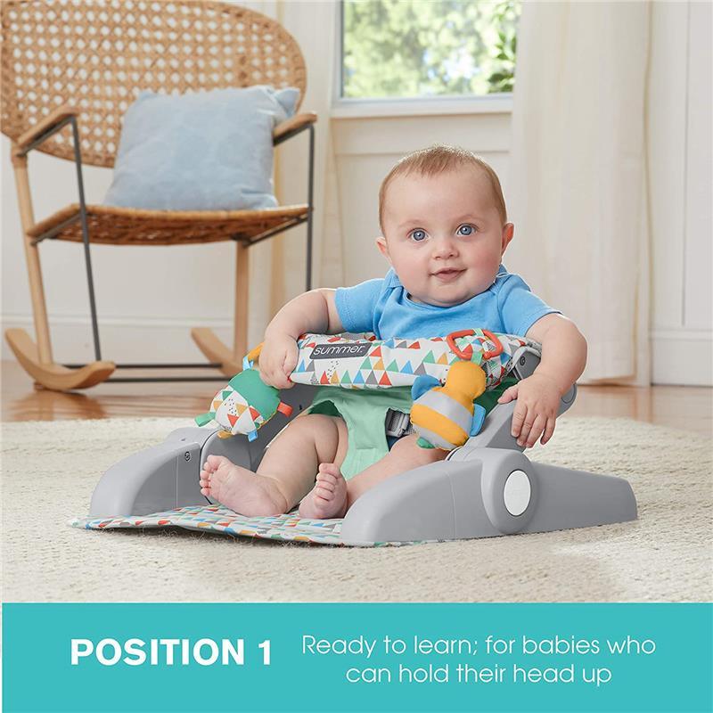 Summer Infant Learn to Sit - 2 Position Floor Seat Sweet-And-Sour Image 6