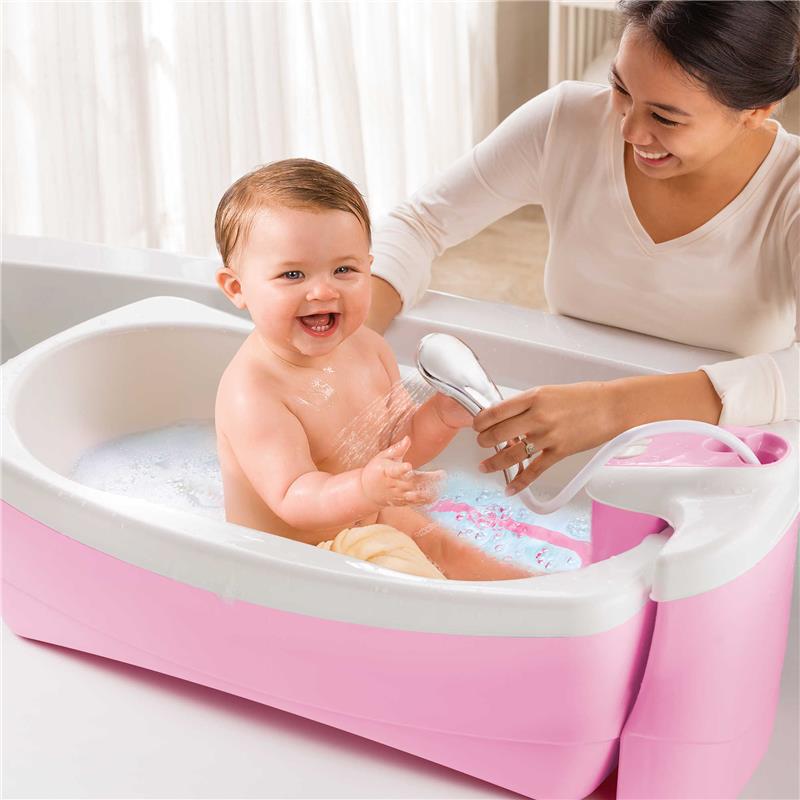 summer infant shower Summer Infant Lil Luxuries Whirlpool Bubbling Spa and Shower, Pink