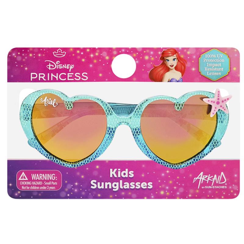 Sun-Staches Kids Arkaid Little Mermaid Teal Sunglasses Image 2