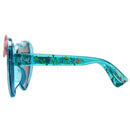 Sun-Staches Kids Arkaid Little Mermaid Teal Sunglasses Image 4
