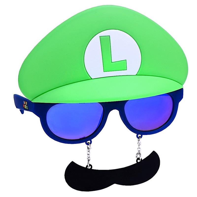 Sun-Staches Nintendo Luigi Mustache Sunglasses Image 4