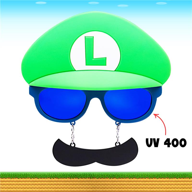 Sun-Staches Nintendo Luigi Mustache Sunglasses Image 5