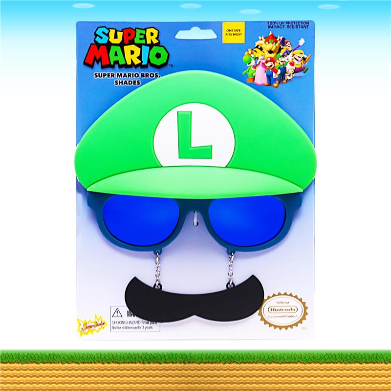 Sun-Staches Nintendo Luigi Mustache Sunglasses Image 6