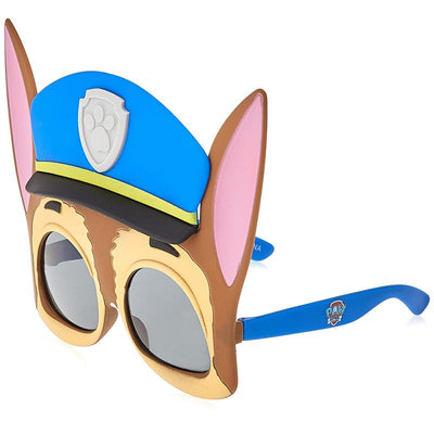 Chase-themed sunglasses from Paw Patrol featuring a police cap design and large, tinted lenses.