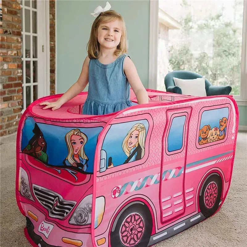 camper dreams Sunny Days - Barbie Dream Camper Pop Up Play Tent Pink