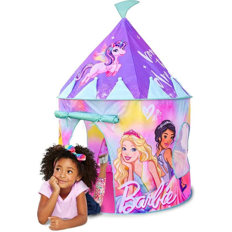 Sunny Days - Barbie Pop Up Castle Dreamtopia Pink Princess Play Tent Image 1