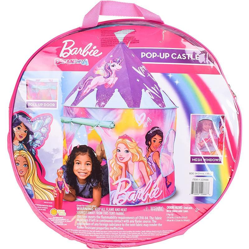 Sunny Days - Barbie Pop Up Castle Dreamtopia Pink Princess Play Tent Image 6