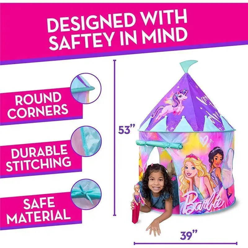 pop up castle tent Sunny Days - Barbie Pop Up Castle Dreamtopia Pink Princess Play Tent