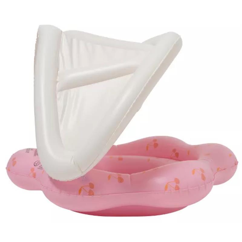 Sunnylife - Baby Float Cotton Candy Pink, Inflatable Tube, Head Rest & Shade Image 3