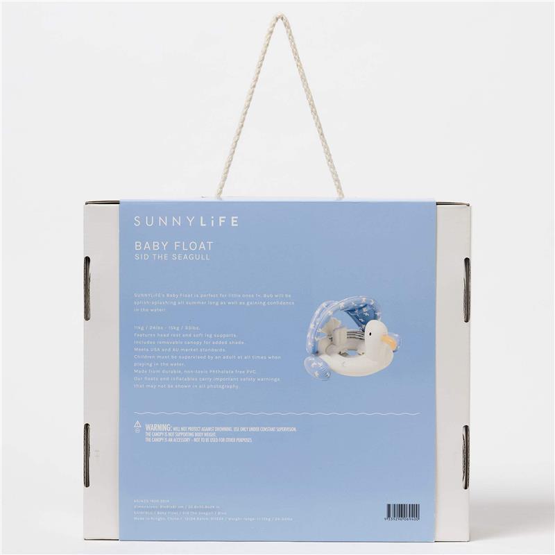 Sunnylife - Baby Float Sid The Seagull Blue Image 8