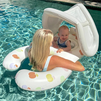 Sunnylife - Float Together Baby Seat Apple Sorbet Multi Image 1