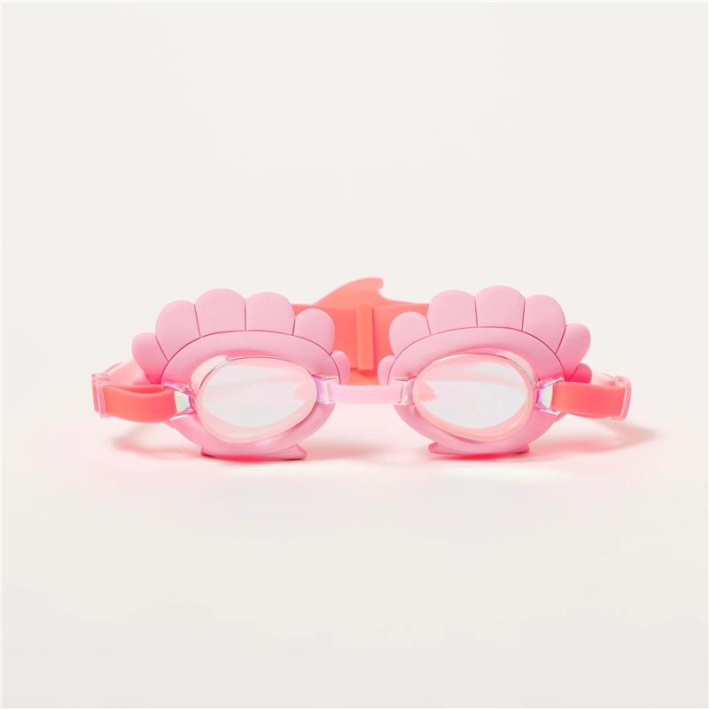 Sunnylife - Melody The Mermaid Mini Swim Goggles Neon Strawberry Image 1