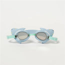 Sunnylife - Salty The Shark Mini Swim Goggles Aqua Image 1