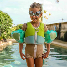 Sunnylife - Salty The Shark Mini Swim Goggles Aqua Image 2