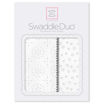 Swaddle Designs - 2Pk Swaddleduo, Sterling Sparklers & Bubble Dots Image 1