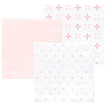 Swaddle Designs - 3Pk Muslin Swaddle Blankets, Pink Springfield Image 1
