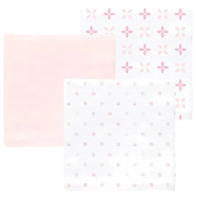 Swaddle Designs - 3Pk Muslin Swaddle Blankets, Pink Springfield Image 1