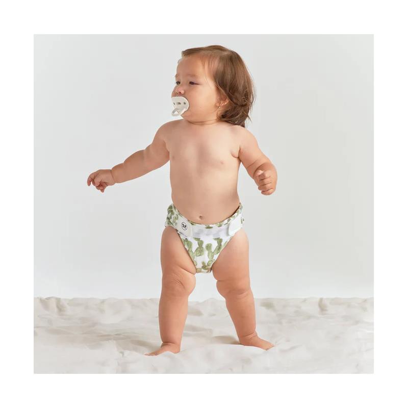 Swaddle Designs Honest Cotton Muslin Hybrid Reusable Cloth Diaper Cover, Desert Besties Image 3