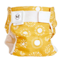 Swaddle Designs Honest Cotton Muslin Hybrid Reusable Cloth Diaper Cover, Shine On  Image 1