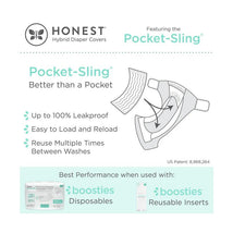 Swaddle Designs Honest Cotton Muslin Hybrid Reusable Cloth Diaper Cover, Spotted Image 2