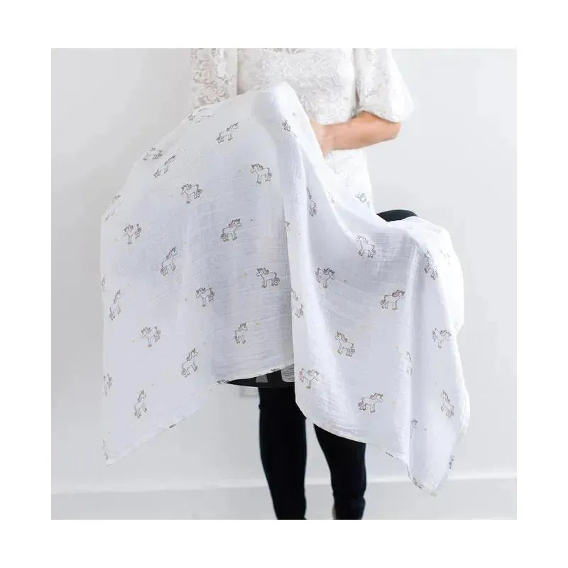 Swaddle Designs - Muslin Swaddle Blanket, Unicorn Image 6
