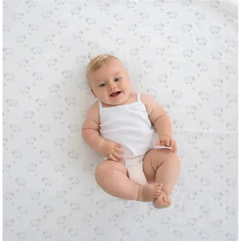 Swaddle Designs - Muslin Swaddle Blankets, Little Lambs Goodnight (Set Of 3) Image 6