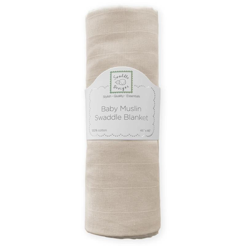 Swaddle Designs Oatmeal Muslin Swaddle Blanket Image 3