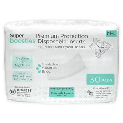 Swaddle Designs Pack of 30 Boosties Disposable Inserts, M/L  Image 1