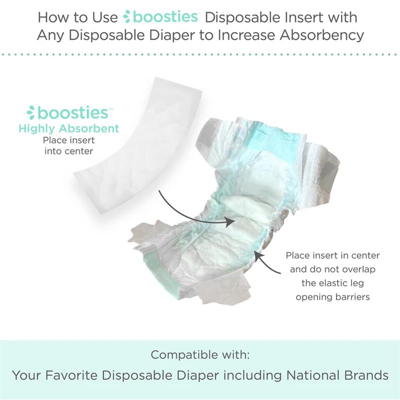 Swaddle Designs Pack of 30 Boosties Disposable Inserts, M/L  Image 2