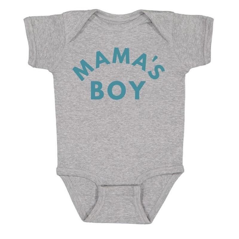 Sweet Wink - Baby Boy Mama's Boy Short Sleeve Bodysuit Image 1