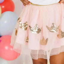 Sweet Wink - Baby Girl Crown Tutu Dress Up Skirt Image 2
