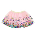 Sweet Wink - Baby Girl Pink Confetti Tutu Dress Up Skirt Image 1
