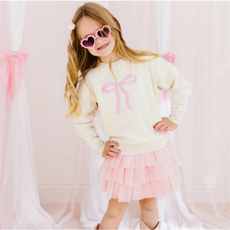 Sweet Wink - Ballet Bow Tiered Tutu Kids Dress Up Skirt Image 3
