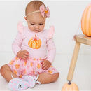 Sweet Wink - Coquette Pumpkin Long Sleeve Tutu Bodysuit Image 3