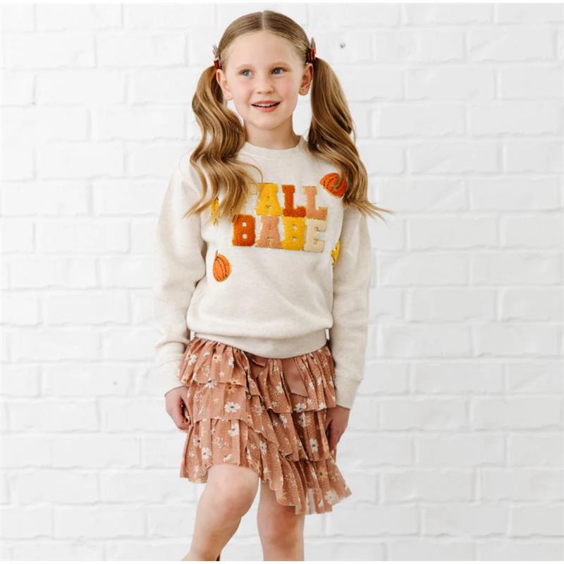 Sweet Wink - Fall Babe Fun Patch Sweatshirt Image 2