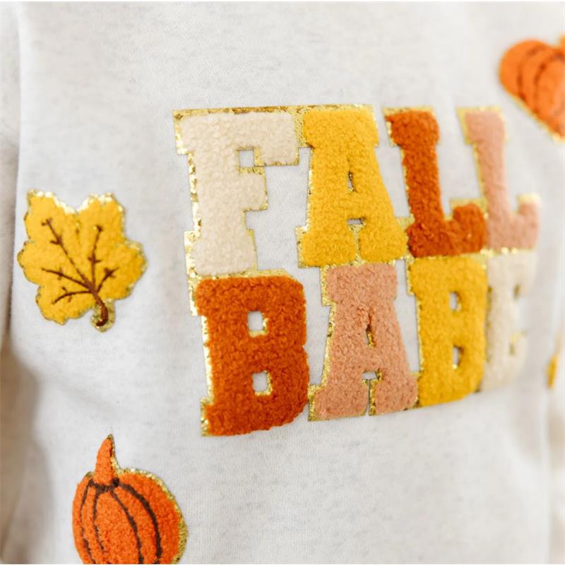 Sweet Wink - Fall Babe Fun Patch Sweatshirt Image 3