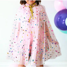 Sweet Wink - Kids Dress Up Cape Pink Confetti Image 2
