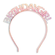 Sweet Wink - Pastel Rainbow Birthday Girl Headband Image 1