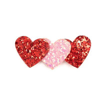 Sweet Wink - Pink And Red Glitter Hearts Clip Image 2